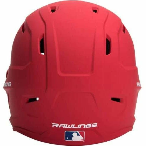 Rawlings MACH Series Matte Baseball Batting Helmet (Scarlet) 6 Rawlings MACH Series Matte Baseball Batting Helmet (Scarlet) - Image 4