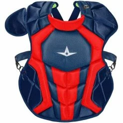 ALL-STAR SYSTEM 7 AXIS INTERMEDIATE NOCSAE APPROVED CATCHER'S KIT (Navy/Scarlet) -Cbc Pro Wood Sales 51gUSYyHxIL. AC