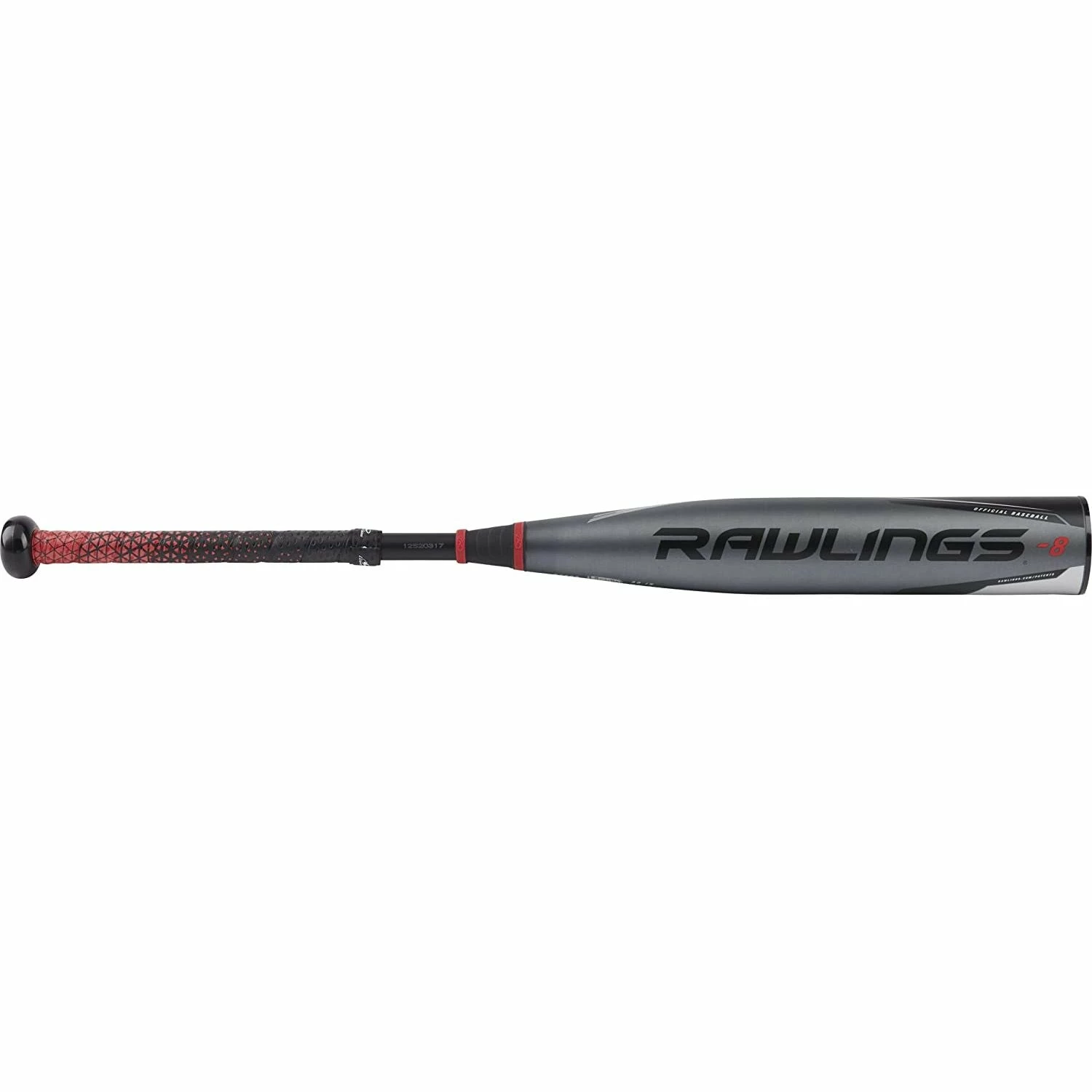 Rawlings Quatro Pro USSSA 2 3/4" 2 PC. Composite Baseball Bat -8 2022 (Charcoal/Red) 7 Rawlings Quatro Pro USSSA 2 3/4" 2 PC. Composite Baseball Bat -8 2022 (Charcoal/Red) - Image 5