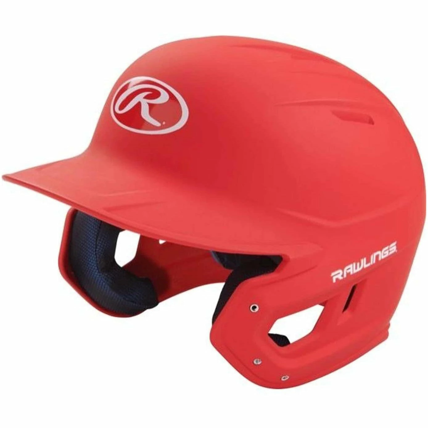 Rawlings MACH Series Matte Baseball Batting Helmet (Scarlet) 5 Rawlings MACH Series Matte Baseball Batting Helmet (Scarlet) - Image 3