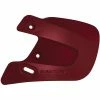 Easton Baseball Batting Helmet Extended Jaw Guard Left Handed Batting Helmet (Maroon)