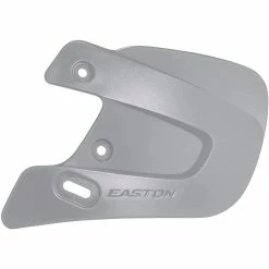 Easton Baseball Batting Helmet Extended Jaw Guard Left Handed Batting Helmet (Light Grey)