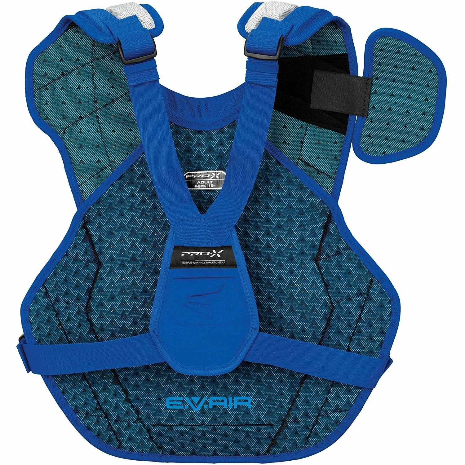Easton Pro X Adult Baseball Catchers Chest Protector (Royal/Silver) 4 Easton Pro X Adult Baseball Catchers Chest Protector (Royal/Silver) - Image 2