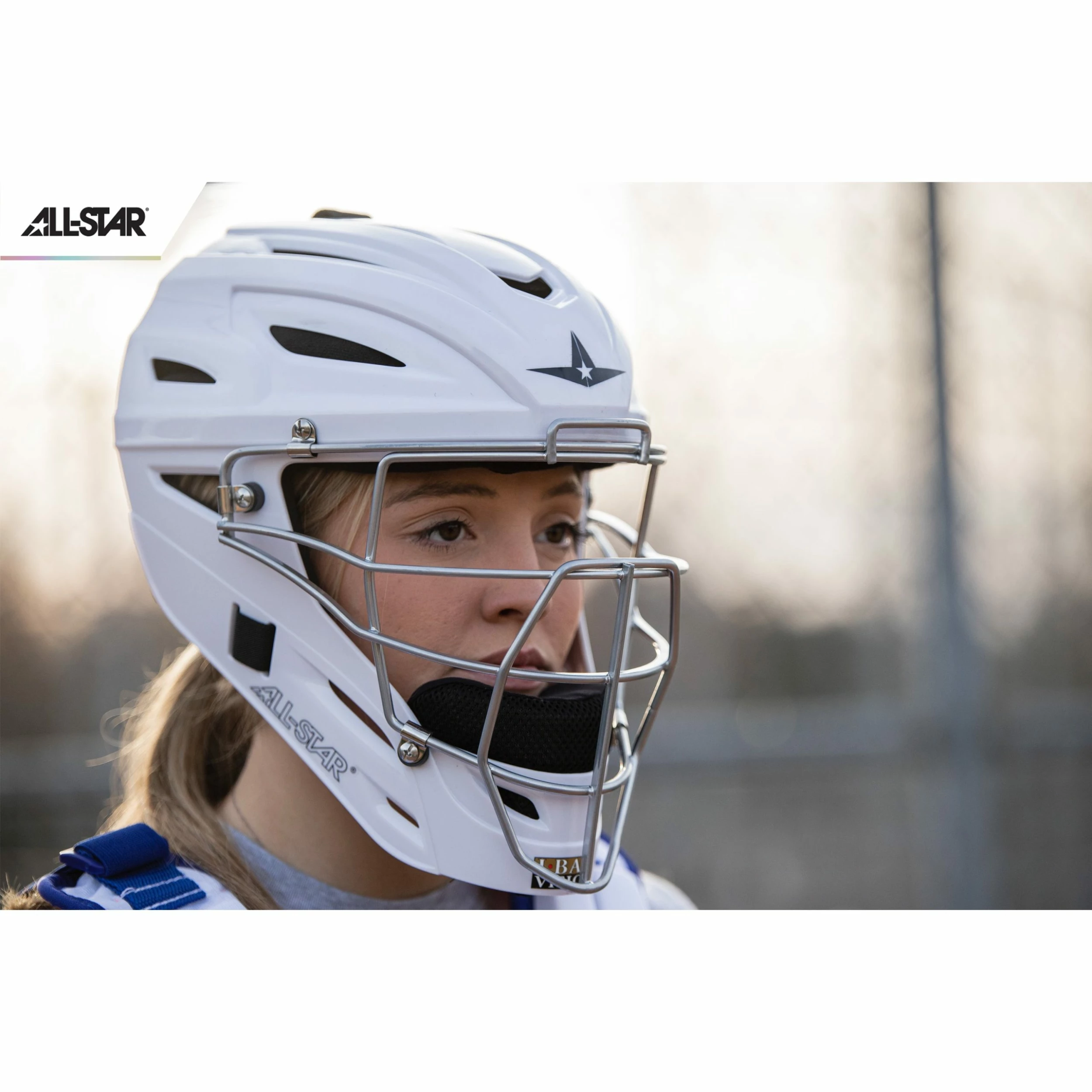 All-Star AFx Series Fastpitch Softball Catcher's Package (White/Black) 7 All-Star AFx Series Fastpitch Softball Catcher's Package (White/Black) - Image 5