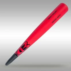 CBAP5HD Junior Pro Maple Wood Big Barrel Bat -Cbc Pro Wood Sales AP5 Flat RedFlat Black Barrell 3