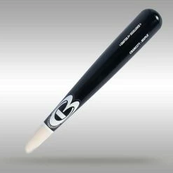 CBARC271 Maple Pro Wood Baseball Bat -Cbc Pro Wood Sales ARC271 BlackNatural Barrell 1
