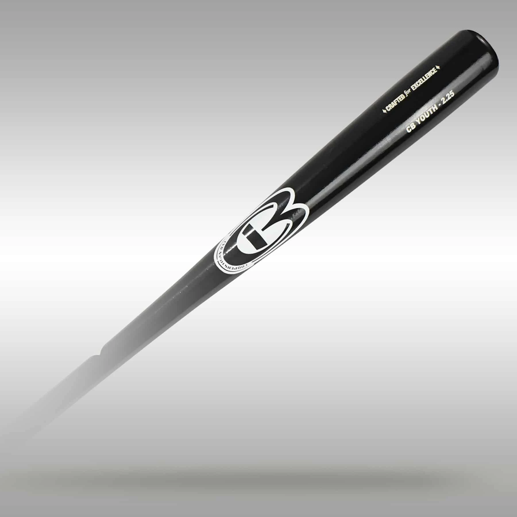 CB Youth Pro 2.25 Wood Baseball Bat- Black 4 CB Youth Pro 2.25 Wood Baseball Bat- Black - Image 2