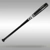 CB Youth Pro 2.25 Wood Baseball Bat- Black -Cbc Pro Wood Sales All Black w ST White Youth Full 1