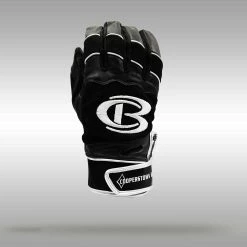 CB Black Tactical Batting Gloves – Youth/Adult
