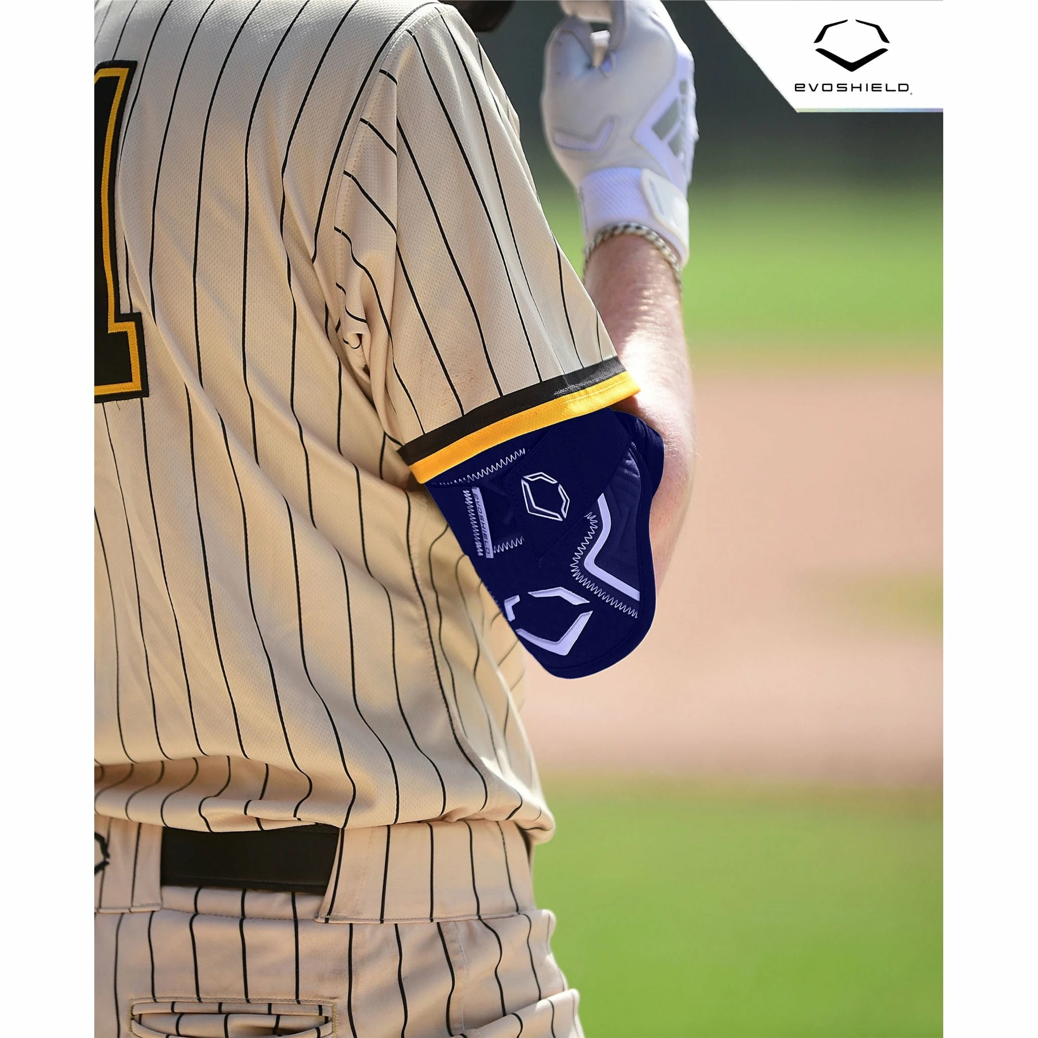 EvoShield PRO-SRZ 2.0 Batter's Baseball Softball Elbow Guard (Navy) 11 EvoShield PRO-SRZ 2.0 Batter's Baseball Softball Elbow Guard (Navy) - Image 9