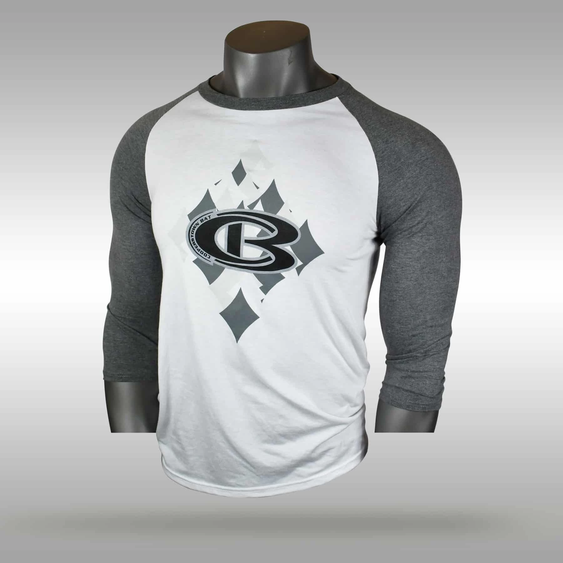 CB Diamond 3/4 Sleeve Baseball Shirt 4 CB Diamond 3/4 Sleeve Baseball Shirt - Image 2
