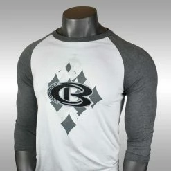 CB Diamond 3/4 Sleeve Baseball Shirt