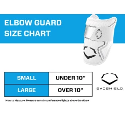 Evoshield PRO-SRZ 2.0 Batter's Baseball Softball Elbow Guard (White) -Cbc Pro Wood Sales EvoShield Size Chart Elbow Guard White