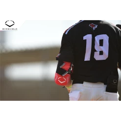 EvoShield PRO-SRZ 2.0 Batter's Baseball Softball Double Strap Elbow Guard, Scarlet -Cbc Pro Wood Sales EvoshieldPRO SRZ2.0Batter sDoubleStrapElbowGuard lifestyle Scarlet1 1