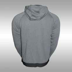 CB Logo Strive Hoodie -Cbc Pro Wood Sales Grey Sweatshirt Back