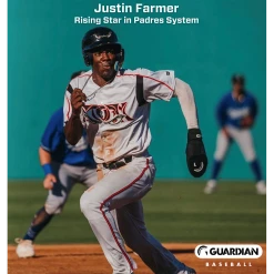 Guardian Baseball Signature Baseball Softball Sliding Mitt (Pack Of 2) -Cbc Pro Wood Sales Guardian Baseball Justin Farmer Rising Star in Padres System lifestyle image Black 1 036654f1 41da 4bb7 ac60 a56a6099d79d