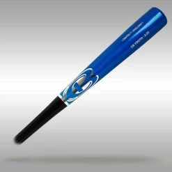 CB Youth Pro 2.25 Wood Baseball Bat- Metallic Blue 5 CB Youth Pro 2.25 Wood Baseball Bat- Metallic Blue -Cbc Pro Wood Sales Metallic Blue Youth Barrell 1