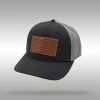 CB Leather Flag Cap – Adjustable -Cbc Pro Wood Sales New Flag Patch Front 3