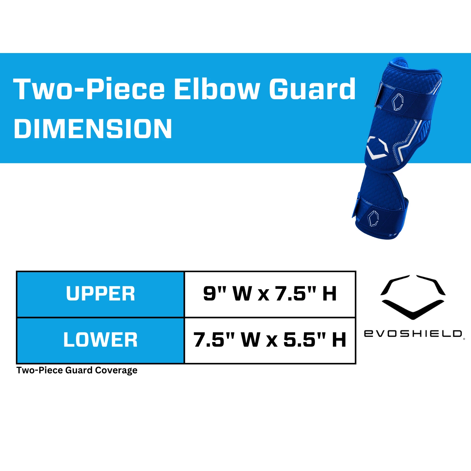 Evoshield PRO-SRZ 2.0 Batter's Baseball Softball Two Piece Elbow Guard (Royal) 12 Evoshield PRO-SRZ 2.0 Batter's Baseball Softball Two Piece Elbow Guard (Royal) - Image 10