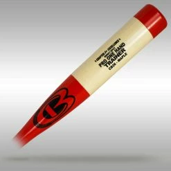 CB Pro One-Hand Training Bat – 27″ Maple -Cbc Pro Wood Sales Red Pro One Hand Trainer Barrel