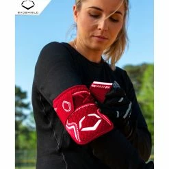 EvoShield PRO-SRZ 2.0 Batter's Baseball Softball Elbow Guard (Scarlet) -Cbc Pro Wood Sales Red 1