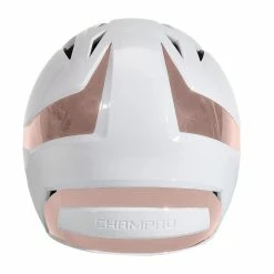 CHAMPRO HX Rise Pro Fastpitch Softball Batting Helmet With Facemask Two-Tone Glossy Finish (White/Rosegold) -Cbc Pro Wood Sales RoseGold 5 e184508a 5116 47df b433 a4402975dcb4