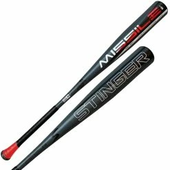 Stinger Missile BBCOR Aluminum Baseball Bat 2 5/8 Barrel (Black/Red)