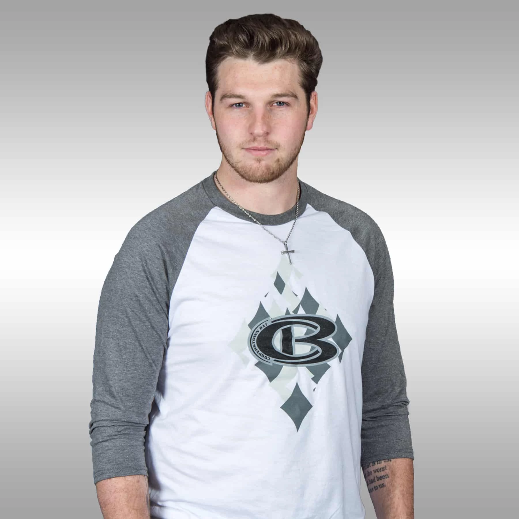 CB Diamond 3/4 Sleeve Baseball Shirt 7 CB Diamond 3/4 Sleeve Baseball Shirt - Image 5