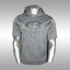 CB Logo Short Sleeve Hoodie -Cbc Pro Wood Sales Short Sleeve Sweatshirt Front