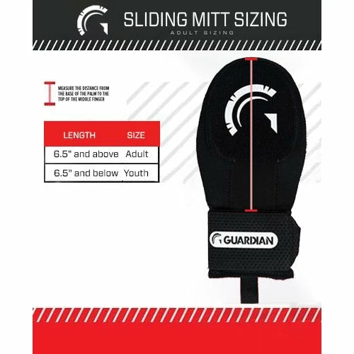 Guardian Baseball Signature Baseball Softball Sliding Mitt (Black) 9 Guardian Baseball Signature Baseball Softball Sliding Mitt (Black) - Image 7