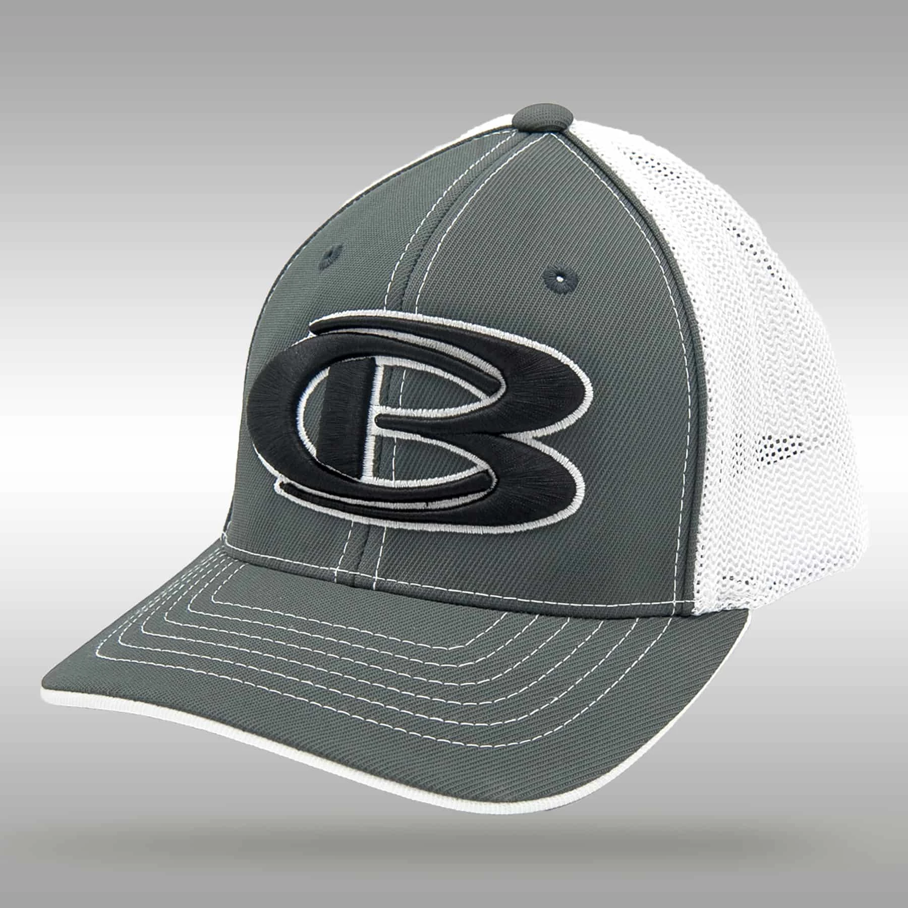 CB Pro Fitted Logo Cap – Grey/White 3 CB Pro Fitted Logo Cap – Grey/White