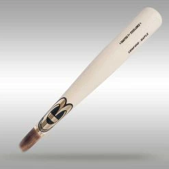 CBWF4HD Maple Pro Wood Baseball Bat -Cbc Pro Wood Sales WF4 Flat NaturalFlat Flame Barrell 1