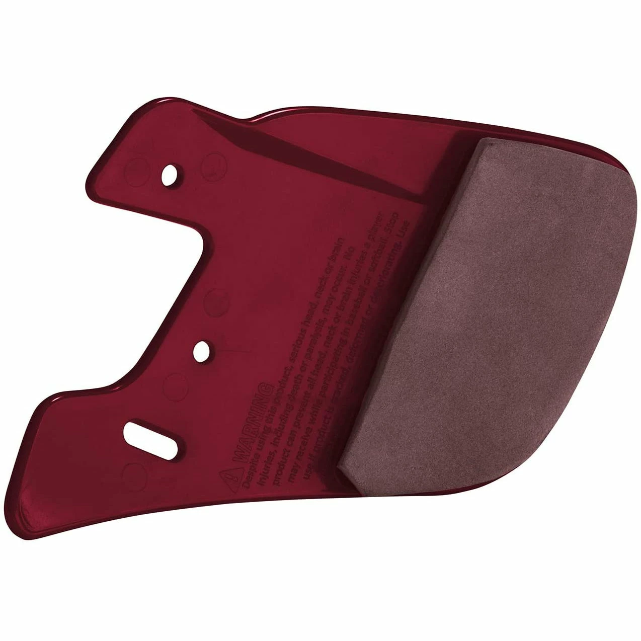 Easton Baseball Batting Helmet Extended Jaw Guard Right Handed Batting Helmet (Cardinal) 4 Easton Baseball Batting Helmet Extended Jaw Guard Right Handed Batting Helmet (Cardinal) - Image 2