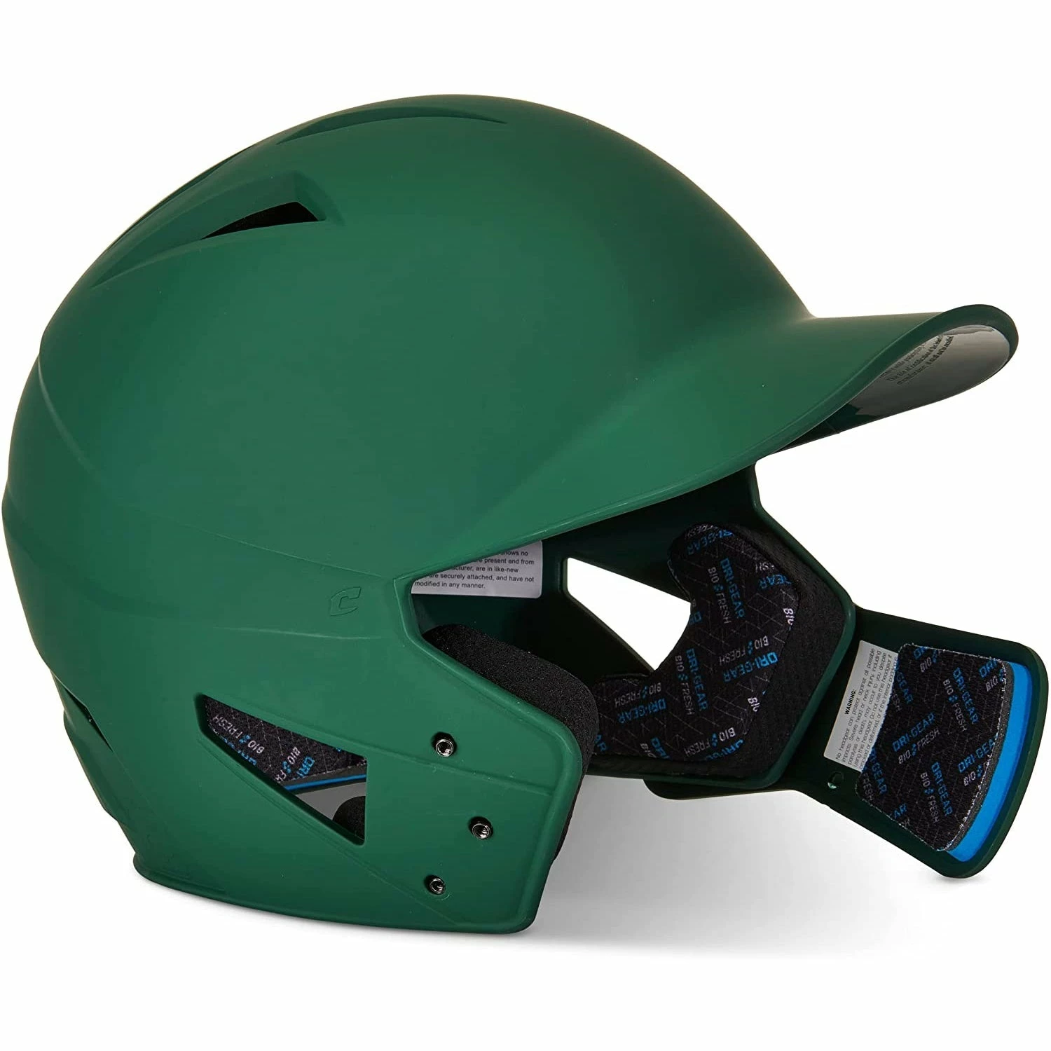 Champro HX Gamer Plus Baseball Batting Helmet Universal Jaw Guard Forest (Green) 5 Champro HX Gamer Plus Baseball Batting Helmet Universal Jaw Guard Forest (Green) - Image 3