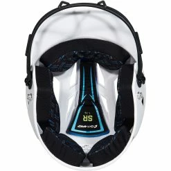 Champro Rise Pro Fastpitch Softball Batting Helmet W/ Facemask (White/Black) -Cbc Pro Wood Sales cha prorishlmtmask hxfpg2bj whblk 7