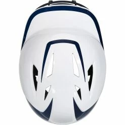 Champro Rise Pro Fastpitch Softball Batting Helmet W/ Facemask (White/Navy) -Cbc Pro Wood Sales cha prorishlmtmask hxfpg2nyj whna 6