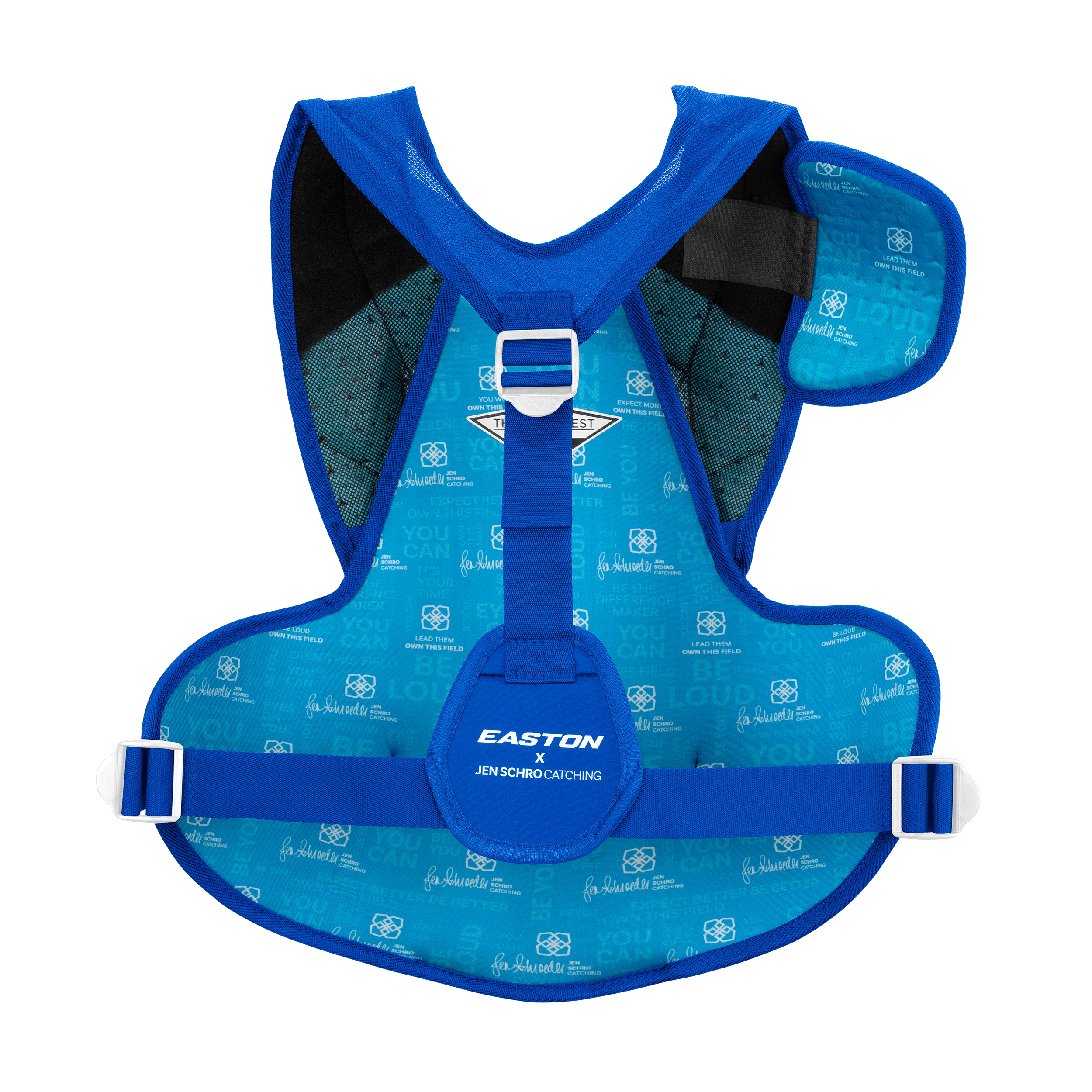 Easton Jen Schro The Very Best Fastpitch Softball Catchers Chest Protector, Large 17" (Royal) 4 Easton Jen Schro The Very Best Fastpitch Softball Catchers Chest Protector, Large 17" (Royal) - Image 2