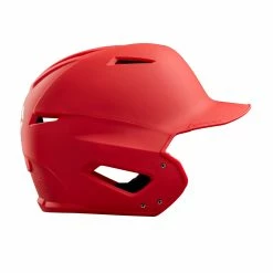 Evoshield XVT Matte Adult Baseball Batters Helmet (Scarlet) -Cbc Pro Wood Sales evo helmet wtv7115sc lxl 5 1