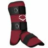 EvoShield SRZ-1 Series Baseball Fastpitch Batter's Leg Guard Adult (Maroon) -Cbc Pro Wood Sales evo legguard wtv1112 ma adt main 2