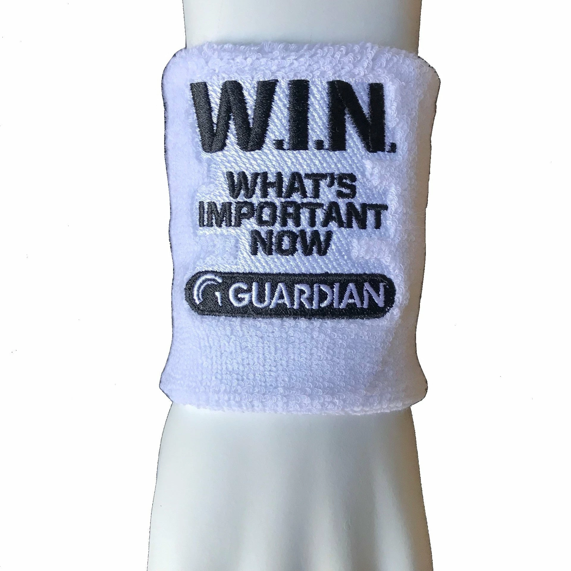 Guardian Baseball Brandon Guyer Mindset Series WIN Wrist Bands Terry Cloth (White) 6 Guardian Baseball Brandon Guyer Mindset Series WIN Wrist Bands Terry Cloth (White) - Image 4