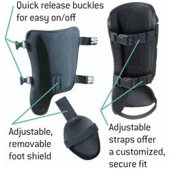 G-Form Pro Baseball Right Or Left Handed Batter Adult Leg Guard (Black) 7 G-Form Pro Baseball Right Or Left Handed Batter Adult Leg Guard (Black) -Cbc Pro Wood Sales gf lg0102010l legguard blk blk 1