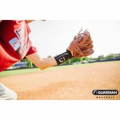 Guardian Baseball Wrist Guard - Youth And Adult Sizes - Arm Guard Protector For Baseball And Softball Players 15 Guardian Baseball Wrist Guard - Youth And Adult Sizes - Arm Guard Protector For Baseball And Softball Players -Cbc Pro Wood Sales guardian baseball wristguard black lifestyle image3