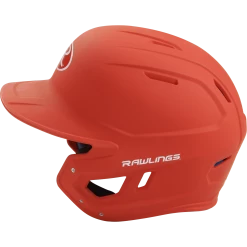Rawlings MACH Series Matte Baseball Batting Helmet (Orange) -Cbc Pro Wood Sales machsr bo 3