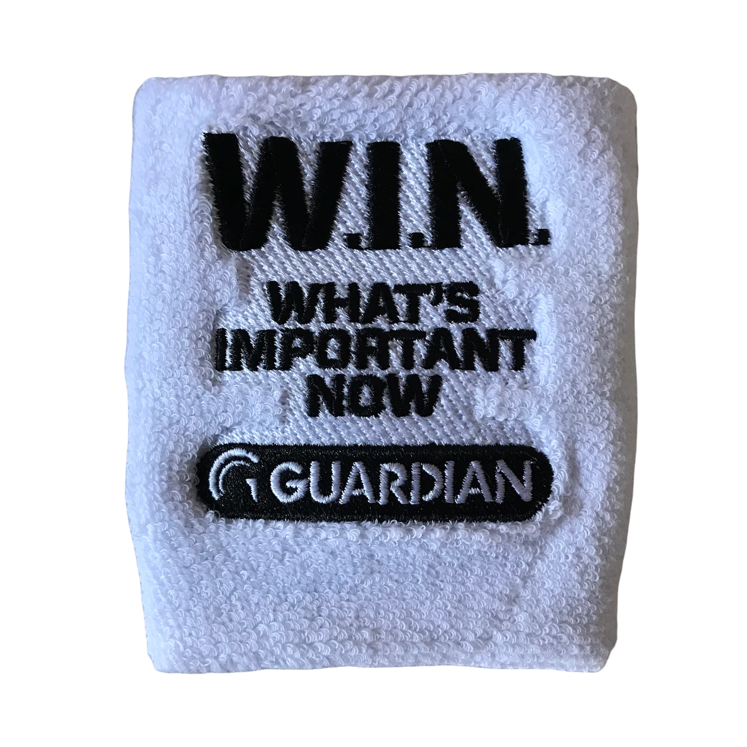 Guardian Baseball Brandon Guyer Mindset Series WIN Wrist Bands Terry Cloth (White) 3 Guardian Baseball Brandon Guyer Mindset Series WIN Wrist Bands Terry Cloth (White)
