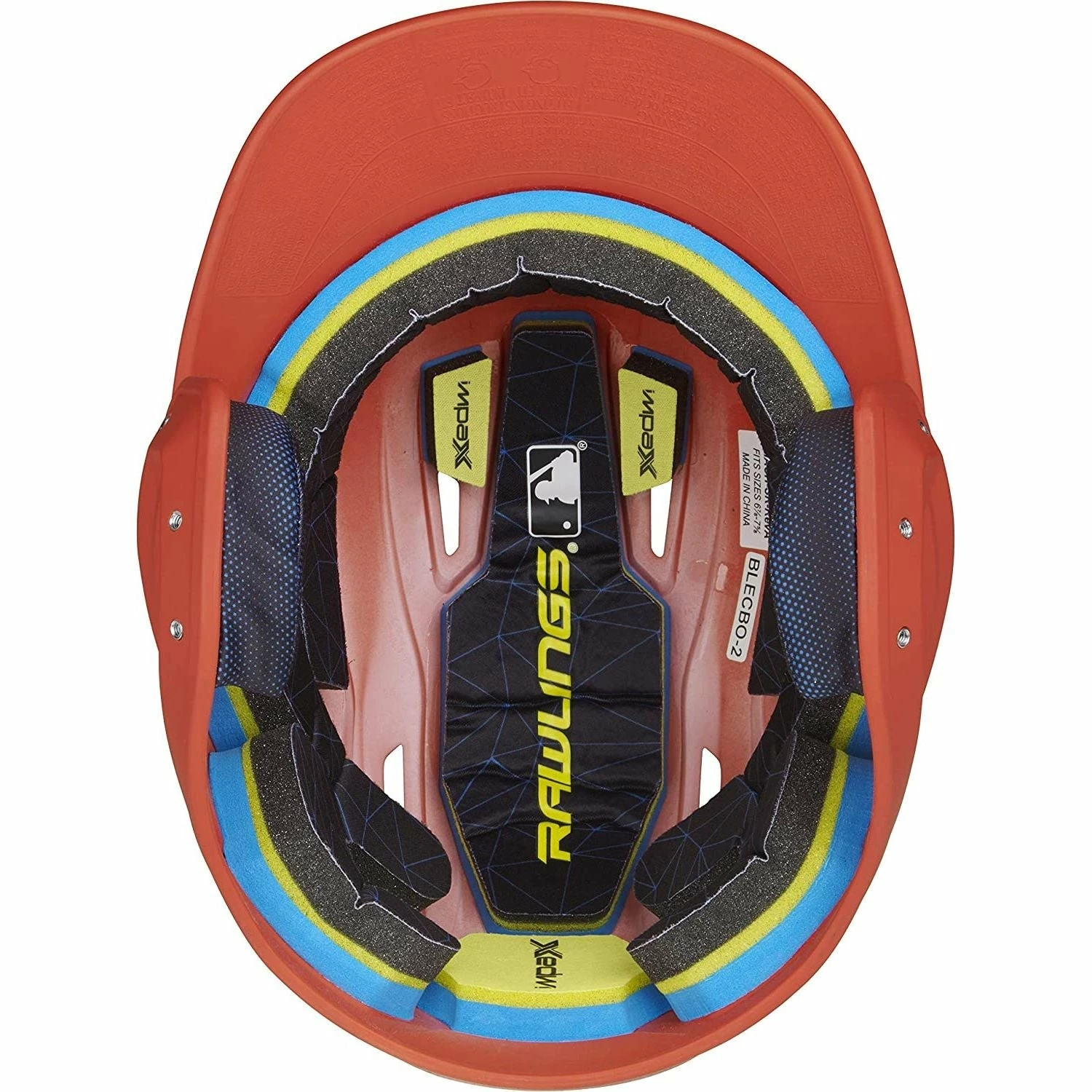 Rawlings Mach Matte Baseball Batting Helmet Junior & Senior Adult Size (Burnt Orange) 9 Rawlings Mach Matte Baseball Batting Helmet Junior & Senior Adult Size (Burnt Orange) - Image 7