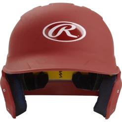 Rawlings MACH Series Matte Baseball Batting Helmet (Cardinal)