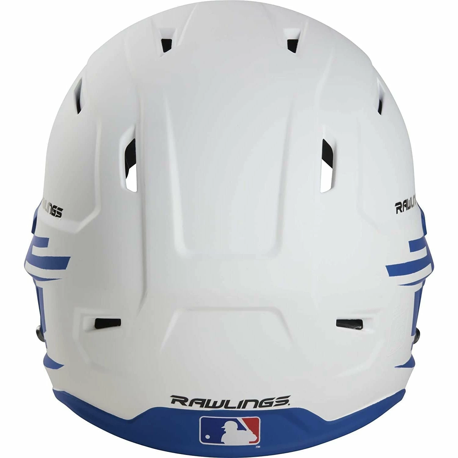 Rawlings Mach Ice Fastpitch Softball Batting Helmet With Face Guard (White/Royal) 6 Rawlings Mach Ice Fastpitch Softball Batting Helmet With Face Guard (White/Royal) - Image 4