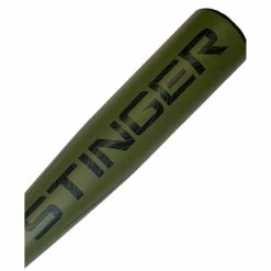 Stinger Missile 2 BBCOR 2022 2 5/8" Baseball Bat Drop -3 Matte (Military Green/Black/Gold Accents) -Cbc Pro Wood Sales stg missile 2 1