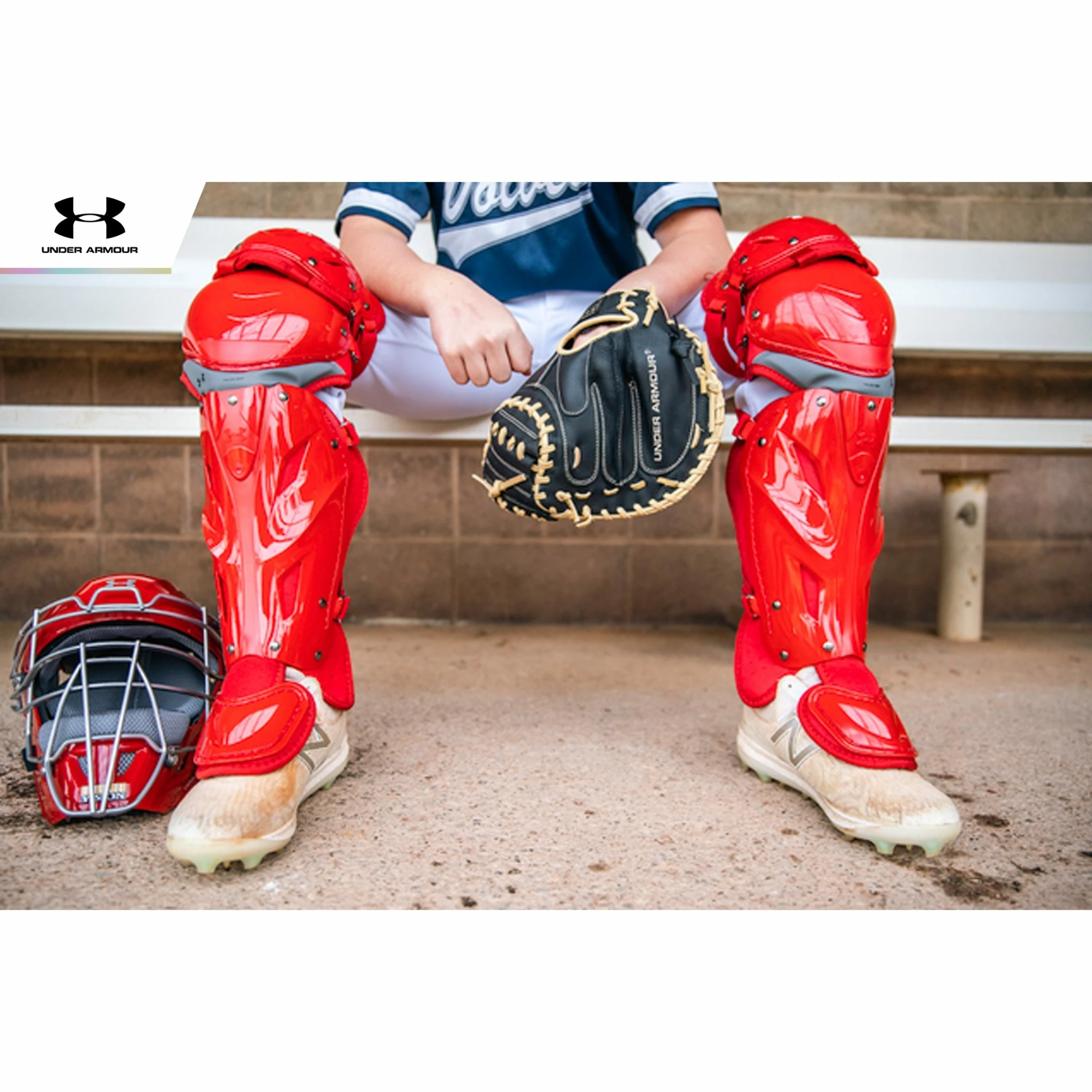 Under Armour Pro 4 NOCSAE Catcher's Equipment Gear Set Intermediate (Black) 9 Under Armour Pro 4 NOCSAE Catcher's Equipment Gear Set Intermediate (Black) - Image 7