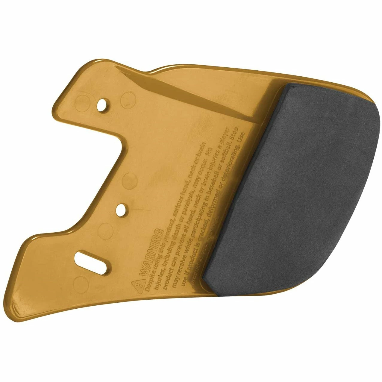 Easton Baseball Batting Helmet Extended Jaw Guard Right Handed Batting Helmet (Vegas Gold) 4 Easton Baseball Batting Helmet Extended Jaw Guard Right Handed Batting Helmet (Vegas Gold) - Image 2